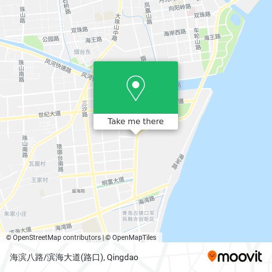 海滨八路/滨海大道(路口) map