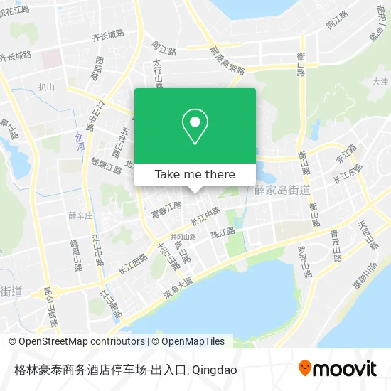 格林豪泰商务酒店停车场-出入口 map