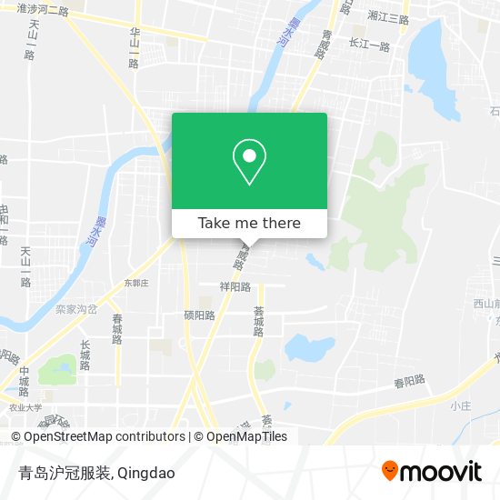 青岛沪冠服装 map