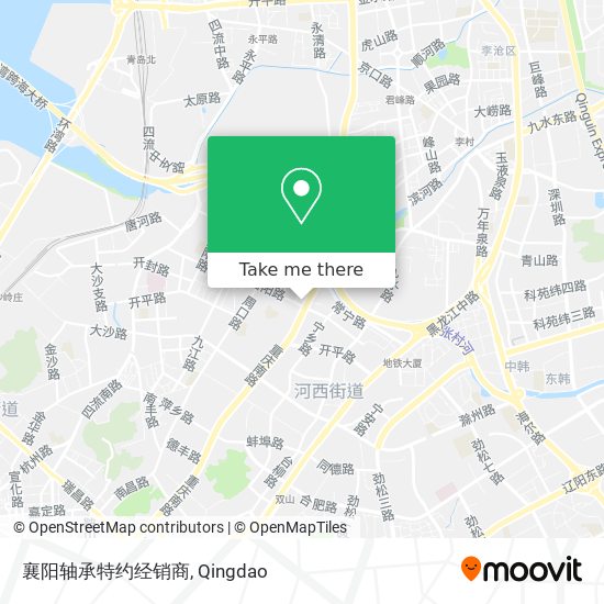 襄阳轴承特约经销商 map