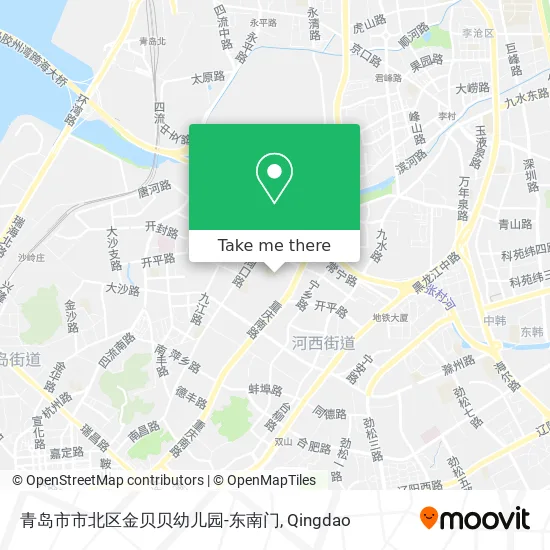 青岛市市北区金贝贝幼儿园-东南门 map