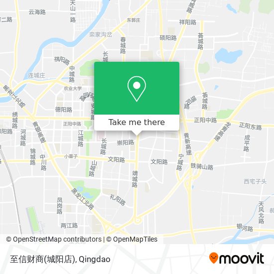 至信财商(城阳店) map