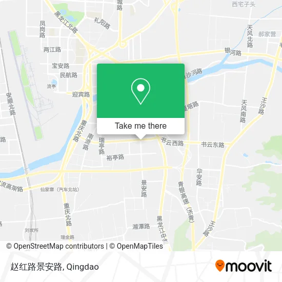 赵红路景安路 map