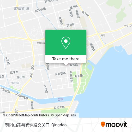 朝阳山路与双珠路交叉口 map