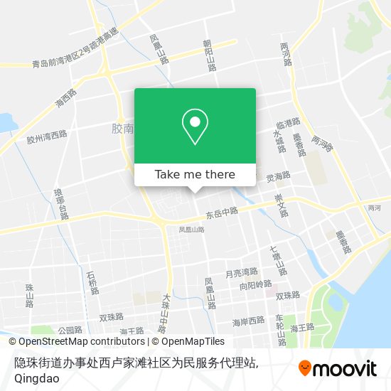 隐珠街道办事处西卢家滩社区为民服务代理站 map