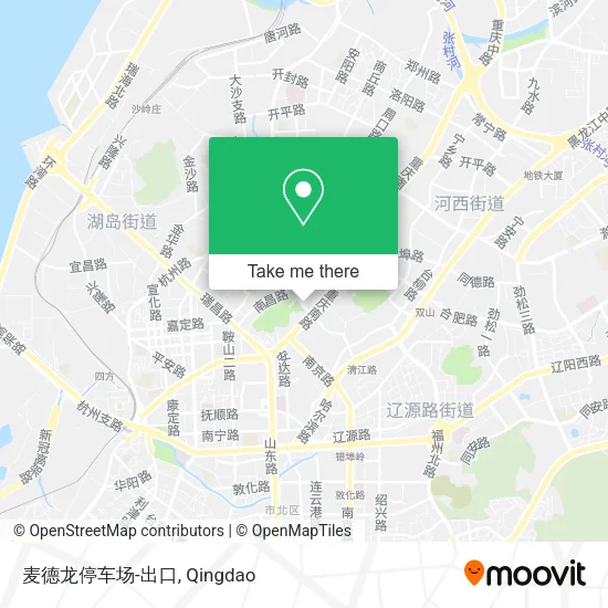 麦德龙停车场-出口 map