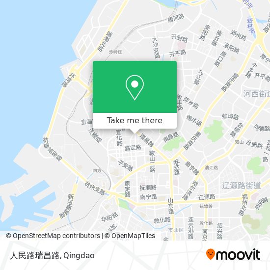 人民路瑞昌路 map