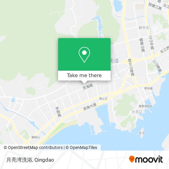 月亮湾洗浴 map