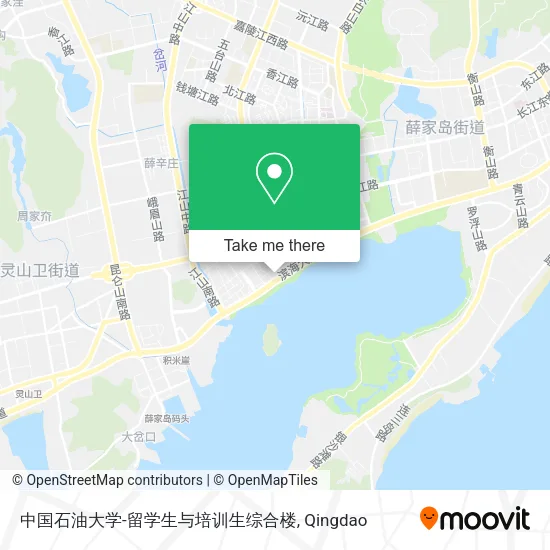 中国石油大学-留学生与培训生综合楼 map