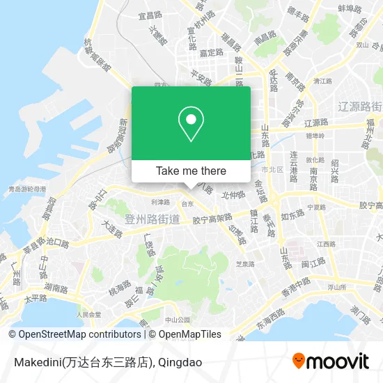 Makedini(万达台东三路店) map