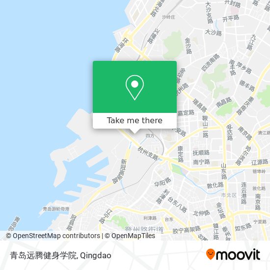 青岛远腾健身学院 map