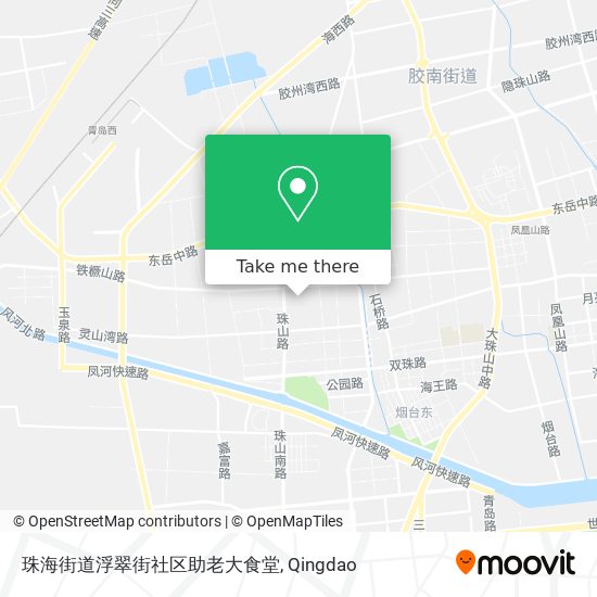 珠海街道浮翠街社区助老大食堂 map