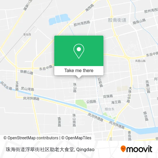 珠海街道浮翠街社区助老大食堂 map