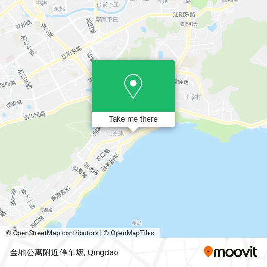 金地公寓附近停车场 map