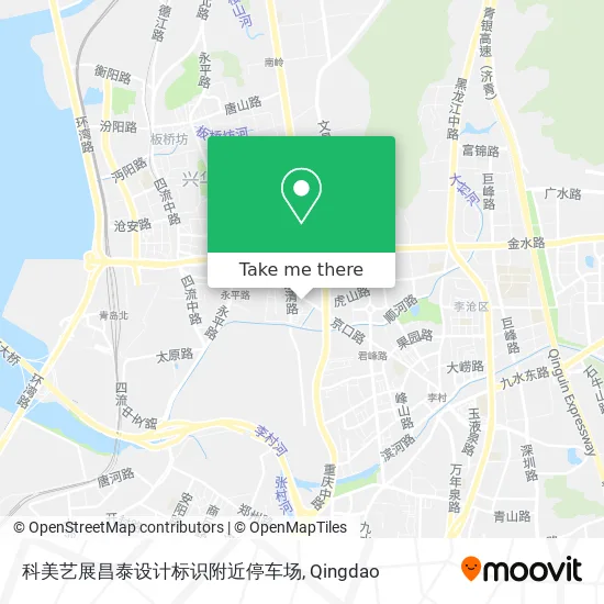 科美艺展昌泰设计标识附近停车场 map