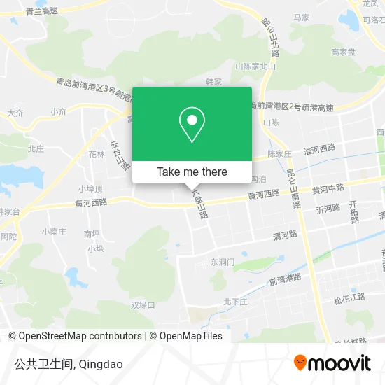 公共卫生间 map