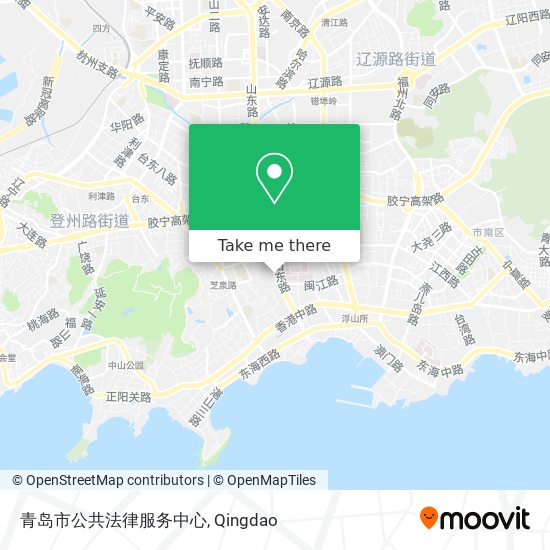 青岛市公共法律服务中心 map