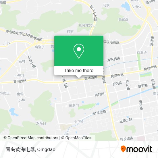 青岛黄海电器 map