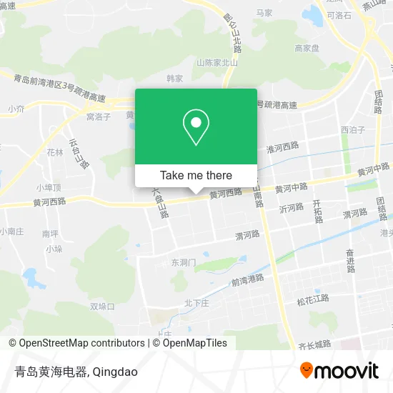 青岛黄海电器 map