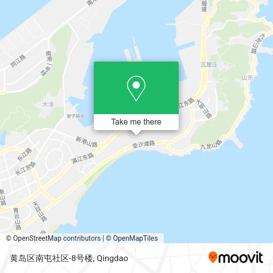 黄岛区南屯社区-8号楼 map