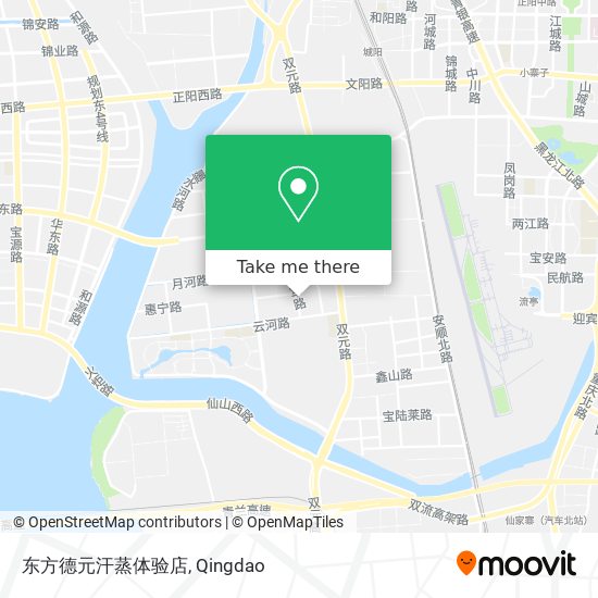 东方德元汗蒸体验店 map