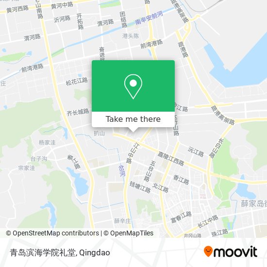 青岛滨海学院礼堂 map