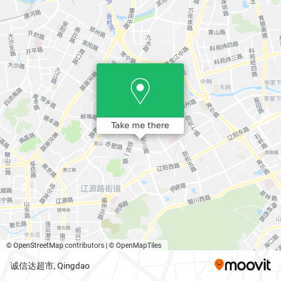 诚信达超市 map