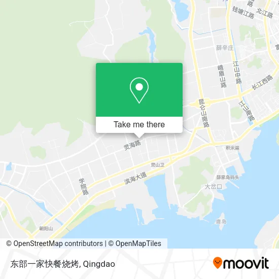 东部一家快餐烧烤 map