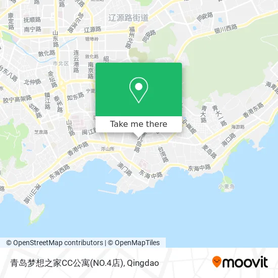青岛梦想之家CC公寓(NO.4店) map