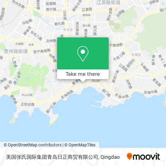 美国张氏国际集团青岛日正商贸有限公司 map
