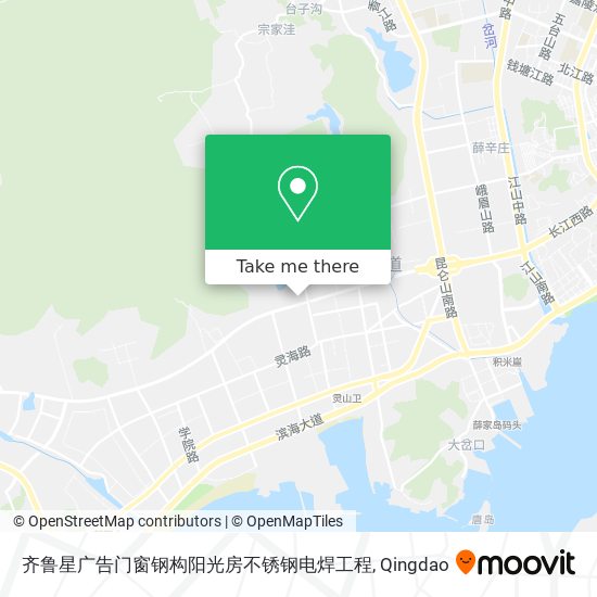 齐鲁星广告门窗钢构阳光房不锈钢电焊工程 map