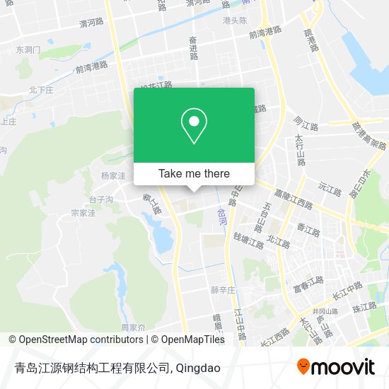 青岛江源钢结构工程有限公司 map