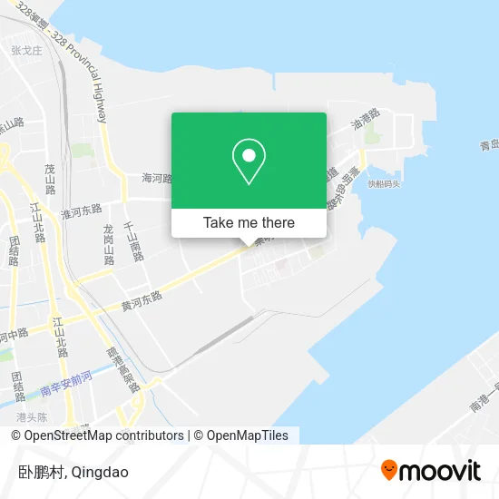 卧鹏村 map