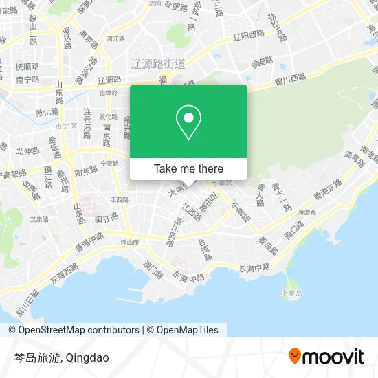 琴岛旅游 map