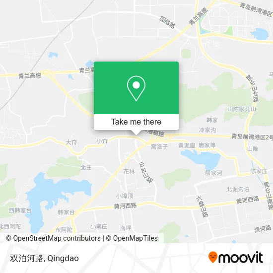 双泊河路 map