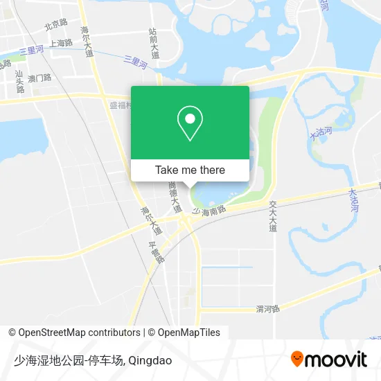 少海湿地公园-停车场 map