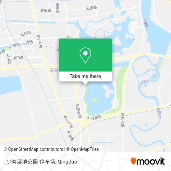 少海湿地公园-停车场 map