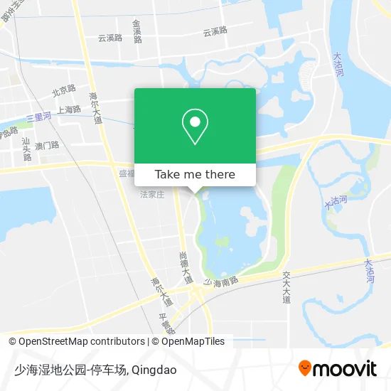 少海湿地公园-停车场 map