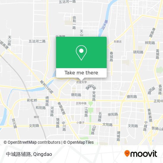 中城路辅路 map