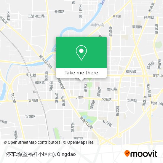 停车场(盈福祥小区西) map