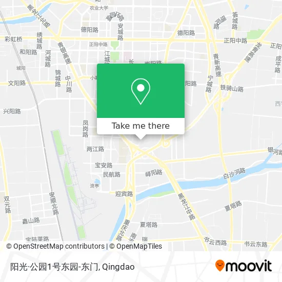 阳光·公园1号东园-东门 map