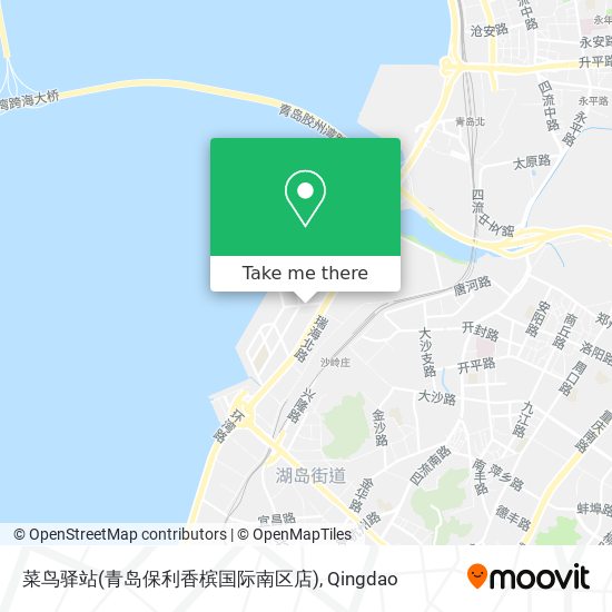 菜鸟驿站(青岛保利香槟国际南区店) map