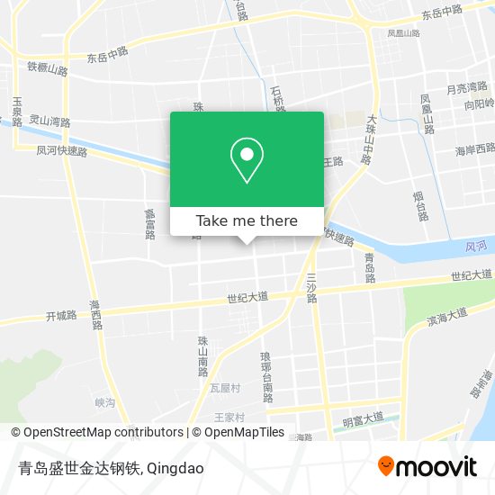 青岛盛世金达钢铁 map