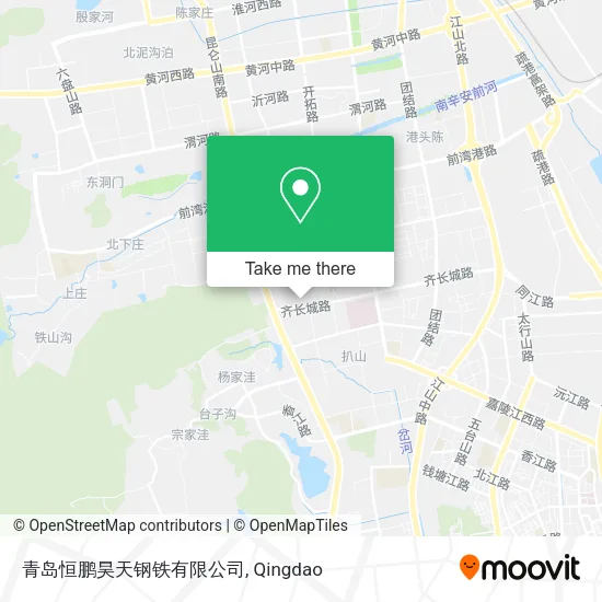 青岛恒鹏昊天钢铁有限公司 map