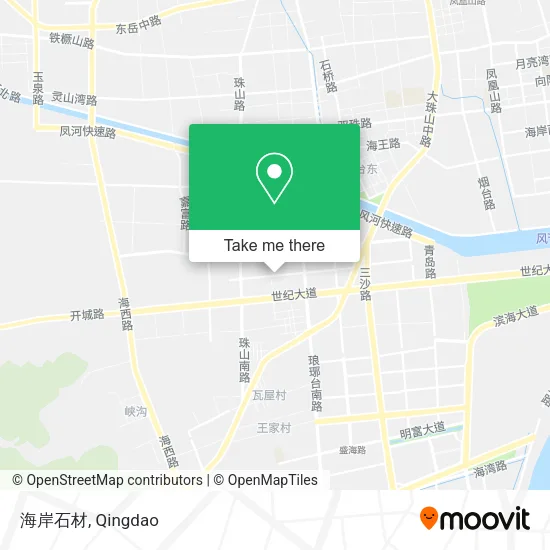 海岸石材 map