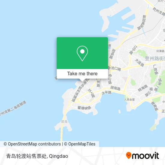 青岛轮渡站售票处 map