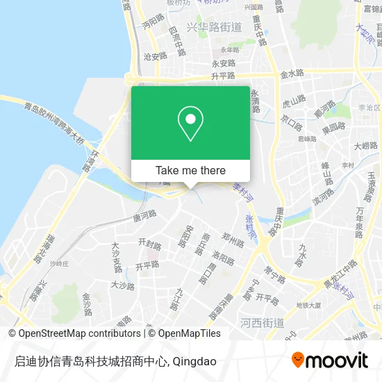 启迪协信青岛科技城招商中心 map