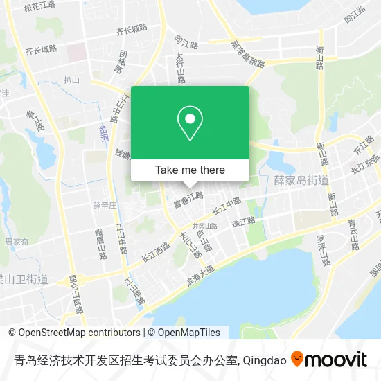 青岛经济技术开发区招生考试委员会办公室 map