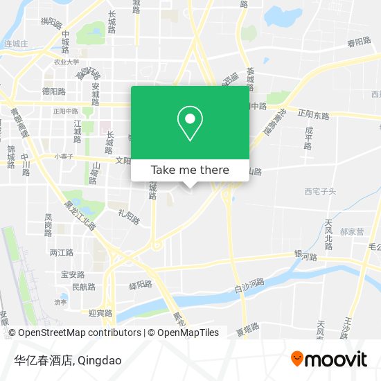 华亿春酒店 map