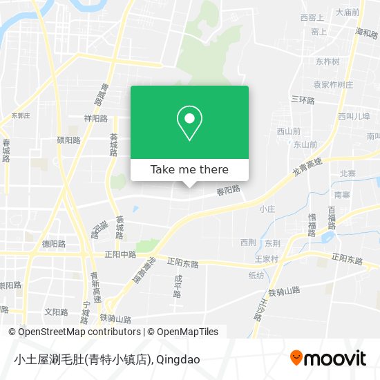 小土屋涮毛肚(青特小镇店) map